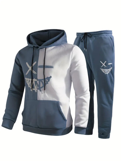 Relaxtes 2-teiliges Outfit für Männer - IdealeKleiden