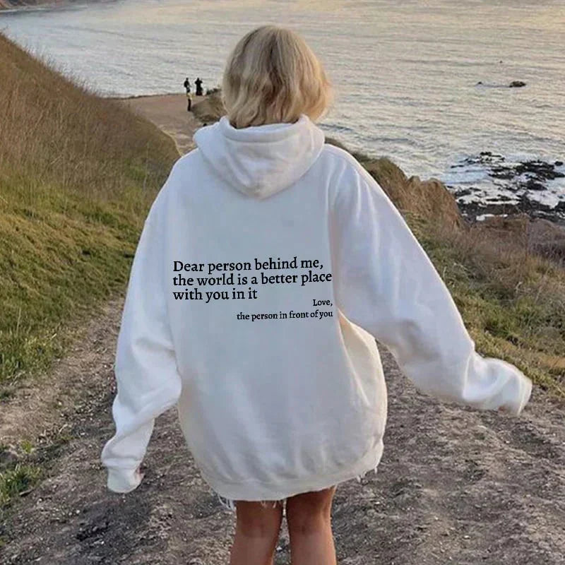 Oversized Sweatshirt Women Soft