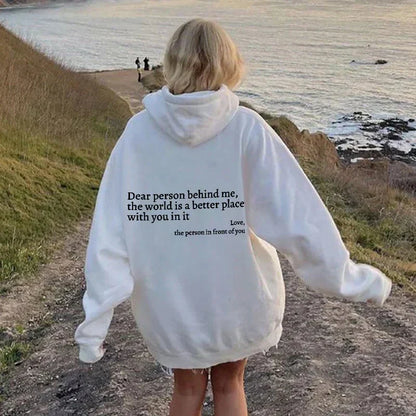 Oversized Sweatshirt Women Soft