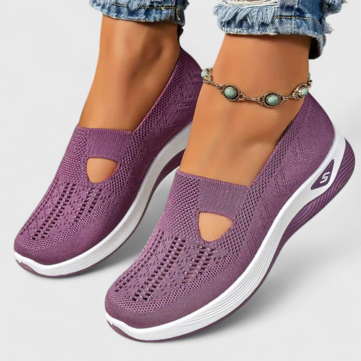 Damen Sneaker Atmungsaktiv Leichtlaufend SPORT - IdealeKleiden