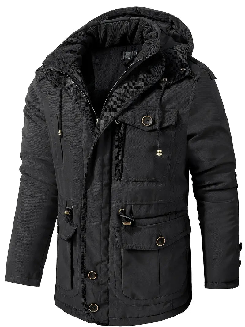 Men's Winter Jacket Warm Hooded
