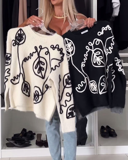 Stylish floral sweaters