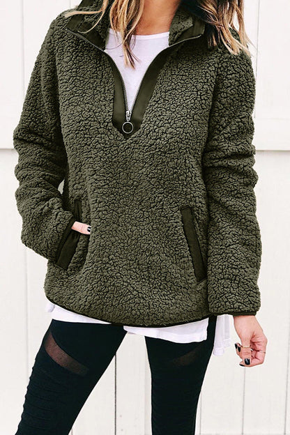 Stylish Women's Jacket Long Sleeve Elegant Collar