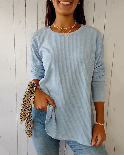Soft Knit Round Neck Top for Women