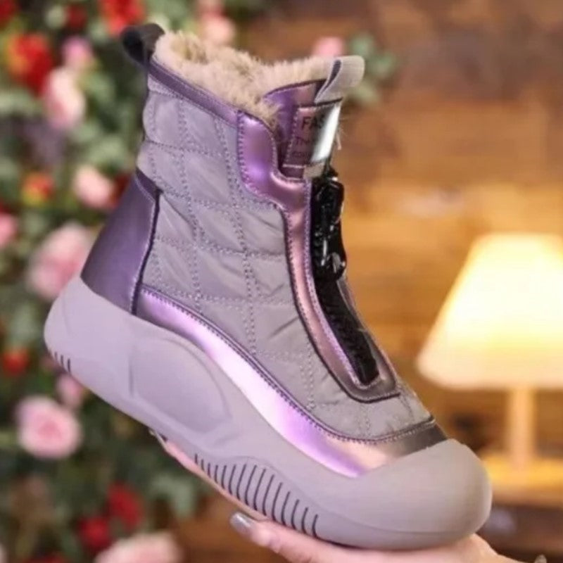 Waterproof Winter Boots Retro Design