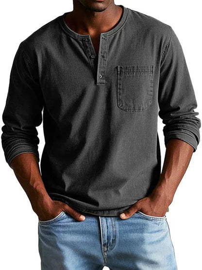 Men's Long-Sleeve Casual Shirt