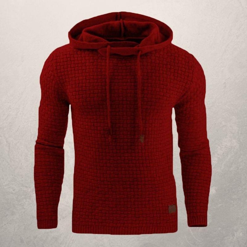 Kapuzenpullover Damen Slim Fit Weich Karomuster Lange Ärmel