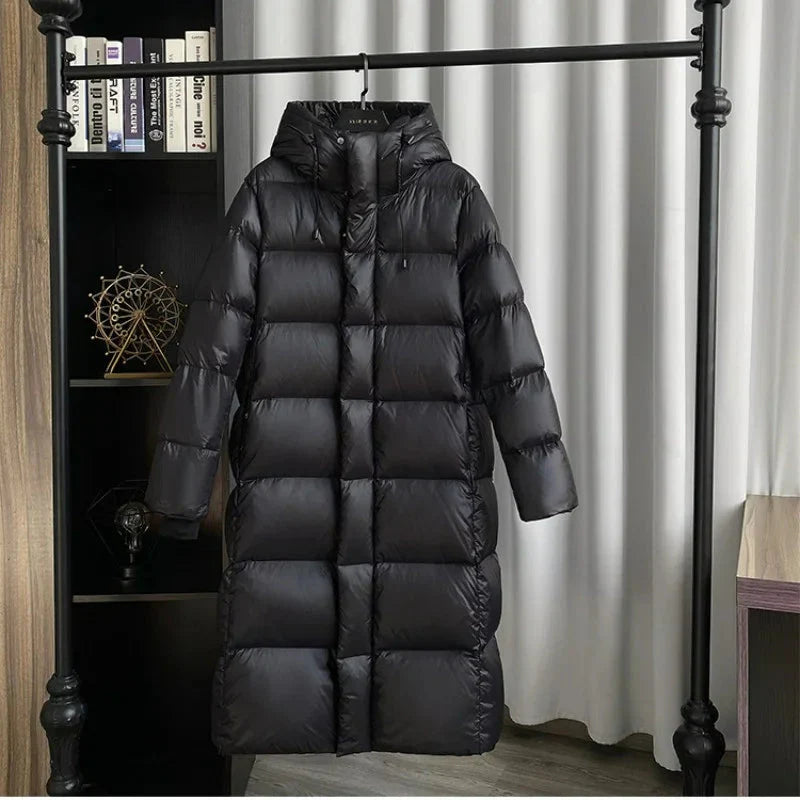 Dicke Daunenjacke Warm Kappuzenparka - IdealeKleiden