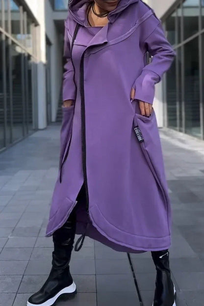 Long Hoodie Dress Modern Style