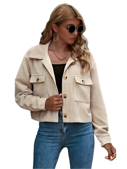 Women's Short Corduroy Jacket