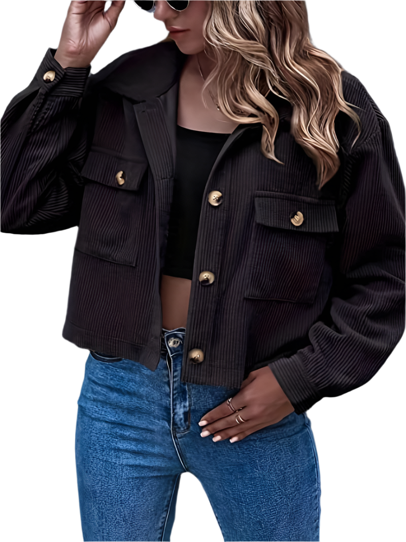 Women's Short Corduroy Jacket