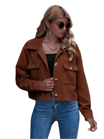 Women's Short Corduroy Jacket