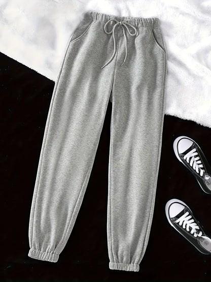 Mia - Comfortable Spring Trousers With Drawstring