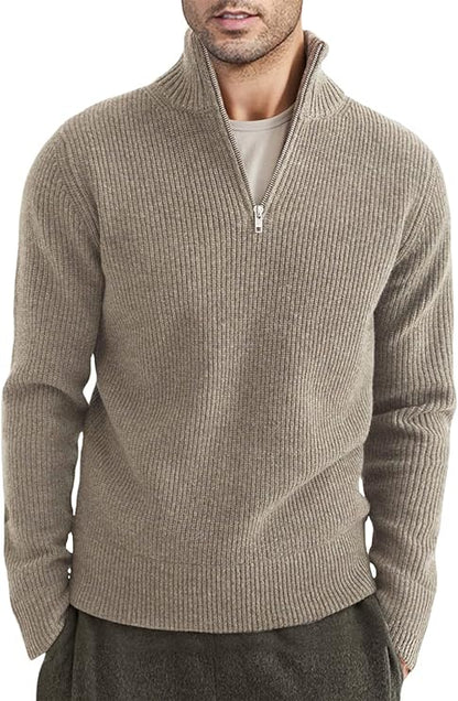 Men's Modern Pullover Zipper Design