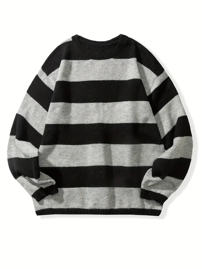 Men's Striped Retro Style Pullover