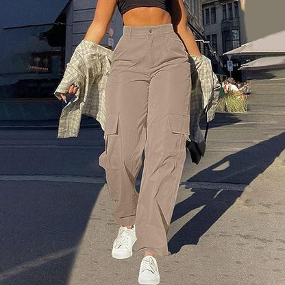 Women's Comfortable Cargo Pants With Many Pockets