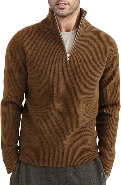 Men's Modern Pullover Zipper Design