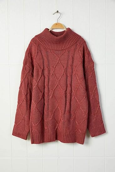 Men's Elegant Roll-Neck Sweater Modern Style