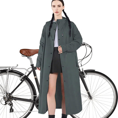 Waterproof Raincoat Long Women
