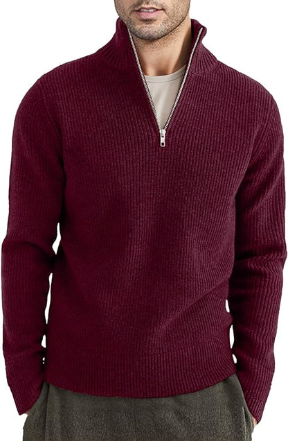 Men's Modern Pullover Zipper Design