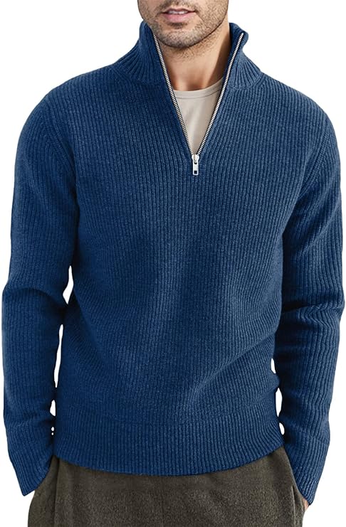 Men's Modern Pullover Zipper Design