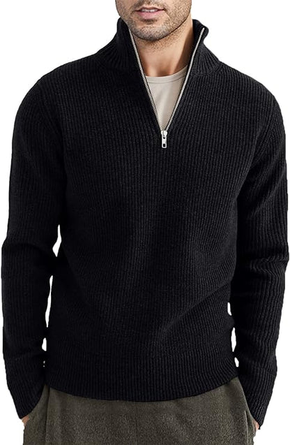Men's Modern Pullover Zipper Design
