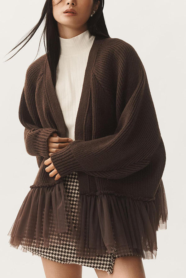 Women's Cardigan Long Sleeve Elegant