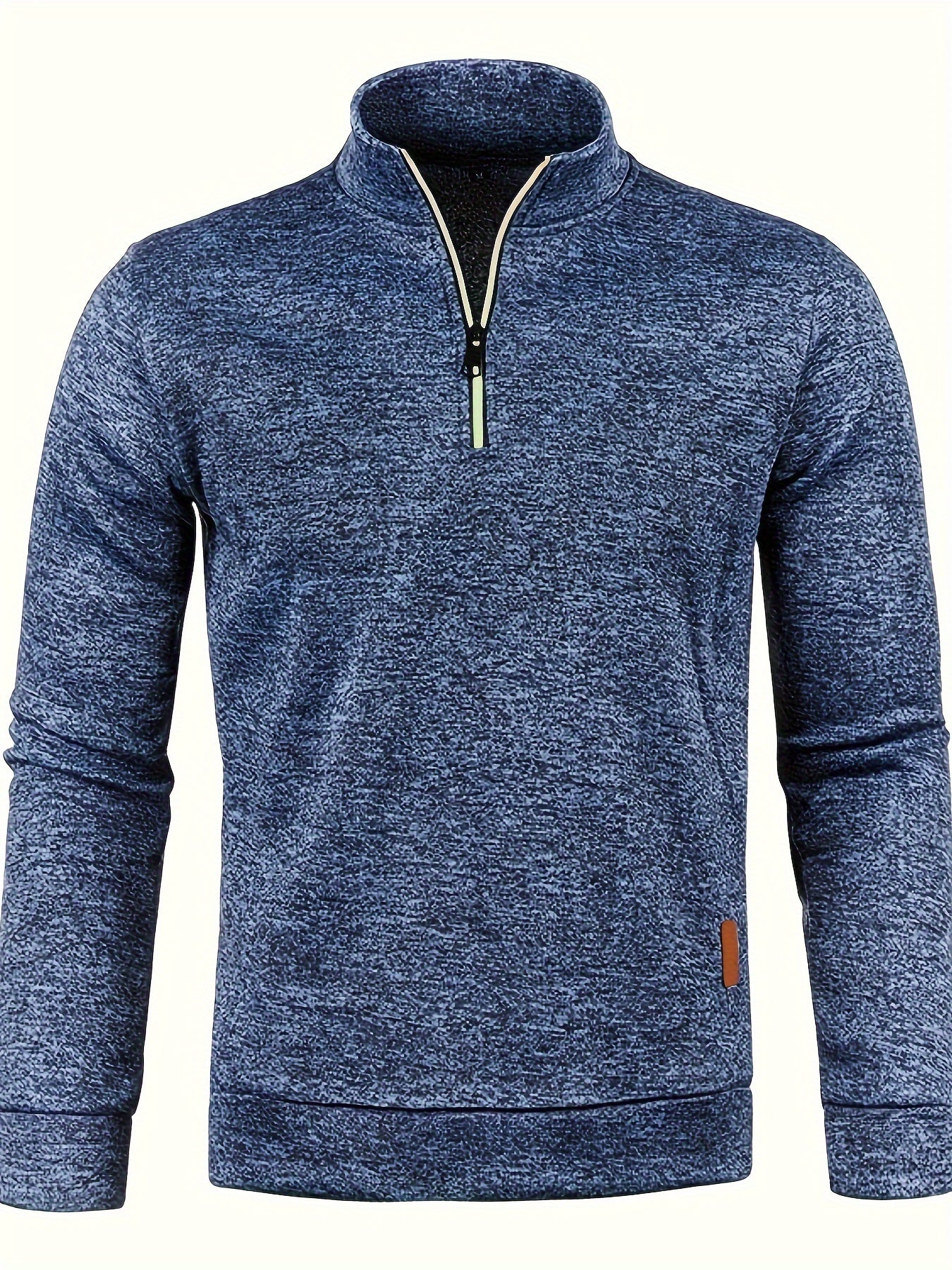 Men's Warm Zipper Winter Sweater