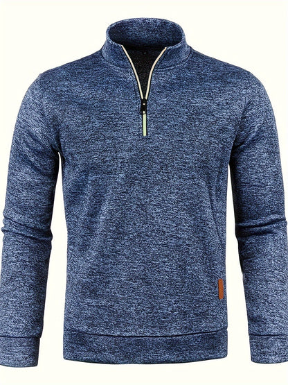Men's Warm Zipper Winter Sweater