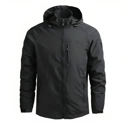 Men's Water-Repellent Softshell Jacket with Hood