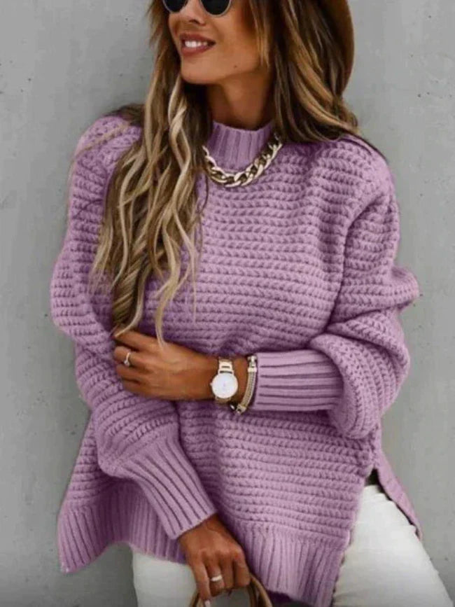 Soft Knit Dress | Women's Elegant Cut Sweater