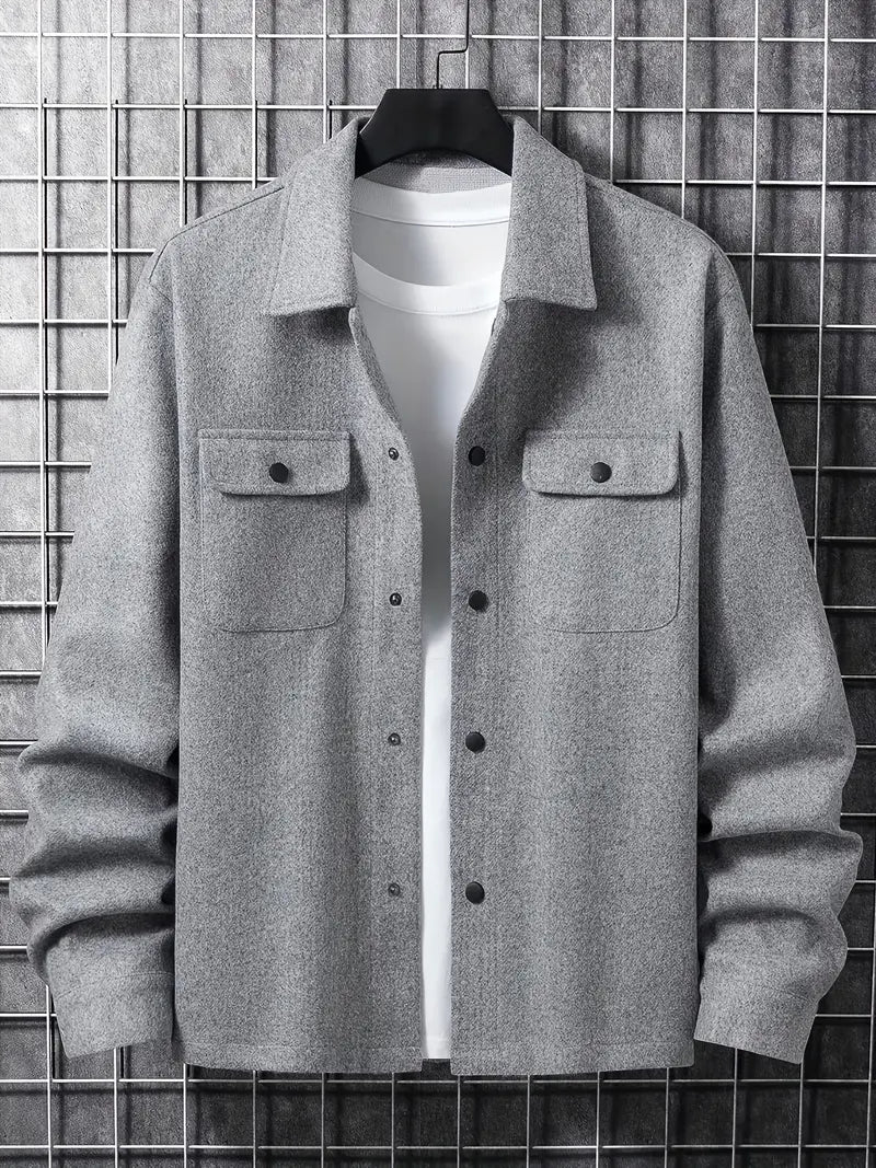 Men's Robust Jacket With Pockets