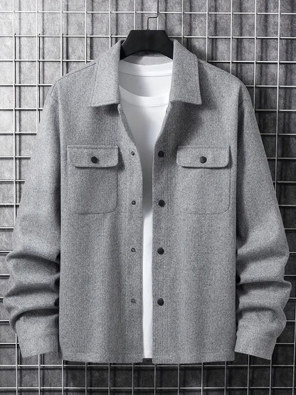Men's Robust Jacket With Pockets