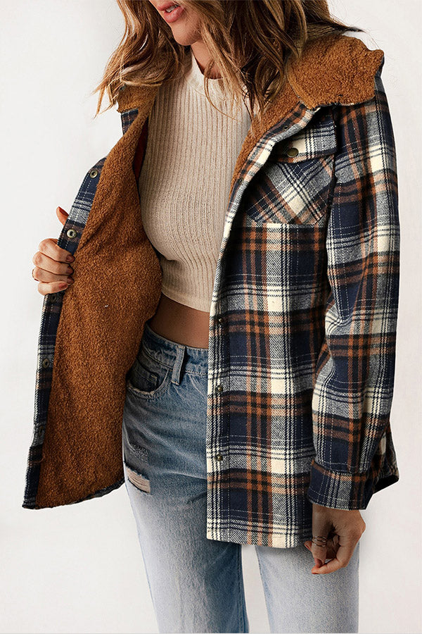 Soft Sherpa Jacket for Women with Hood