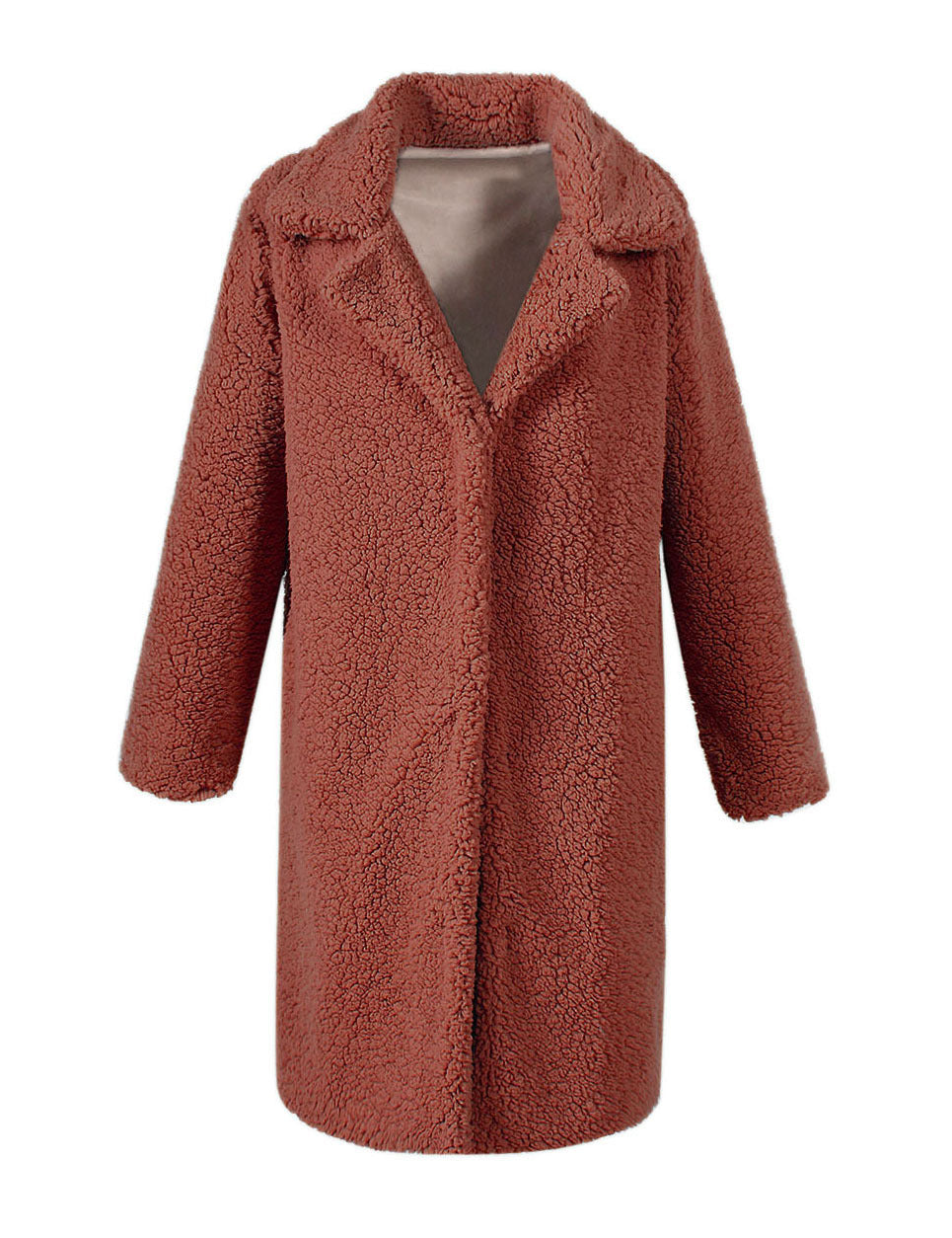 Women's Soft Teddy Parka Coat