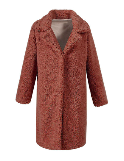 Women's Soft Teddy Parka Coat