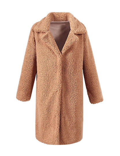 Women's Soft Teddy Parka Coat