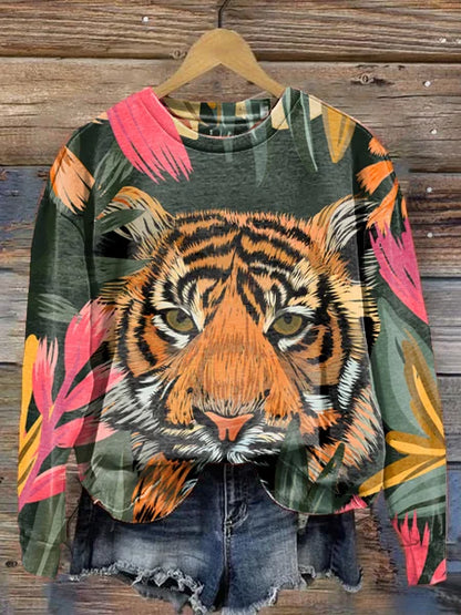 Stylish Sweaters with Animal Print
