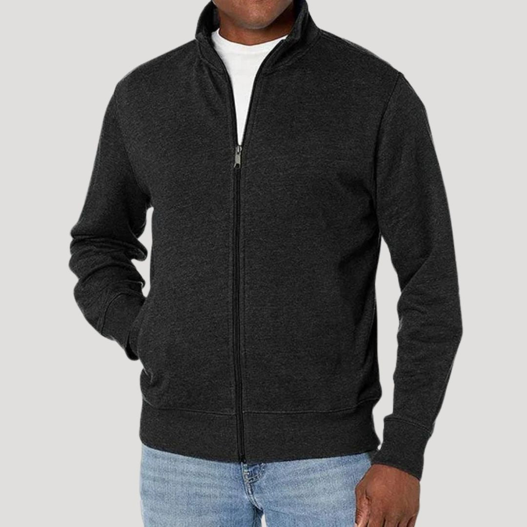 Men's Casual Jacket Modern Zipper Design