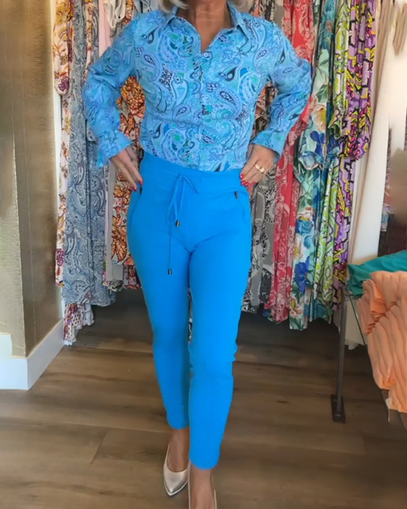 Holiday Shirt Long-Sleeve Casual