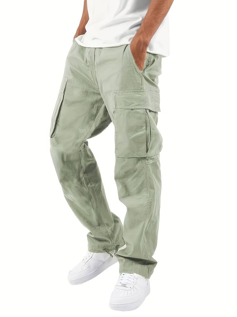 Men's Trousers Cotton Durable Multi-pocket