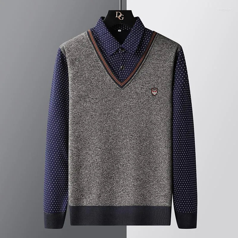 Men's Polo Style Sweater