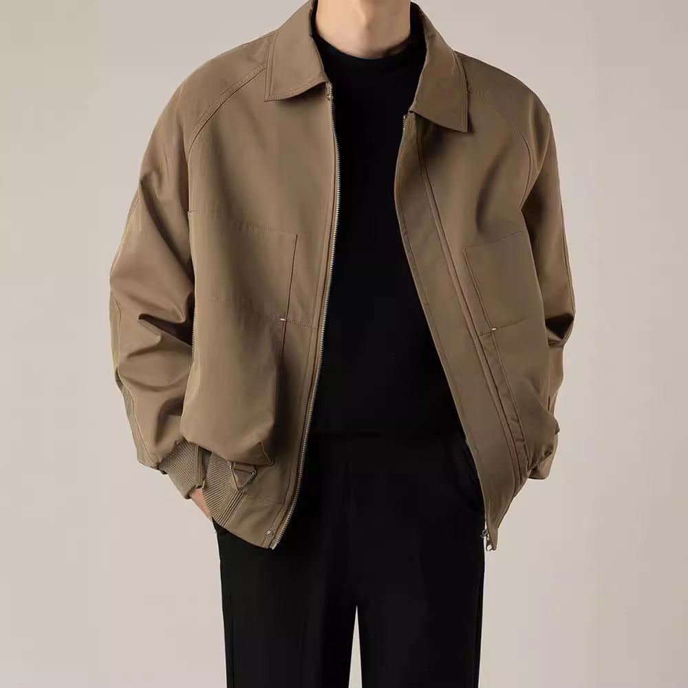 Men's Bomber Jacket Sporty Casual Look