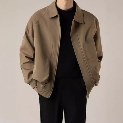 Men's Bomber Jacket Sporty Casual Look