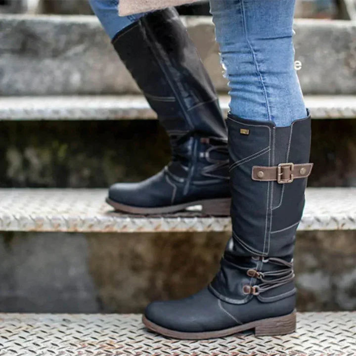 Serafina Women's Over-the-Knee High Heel Winter Boots