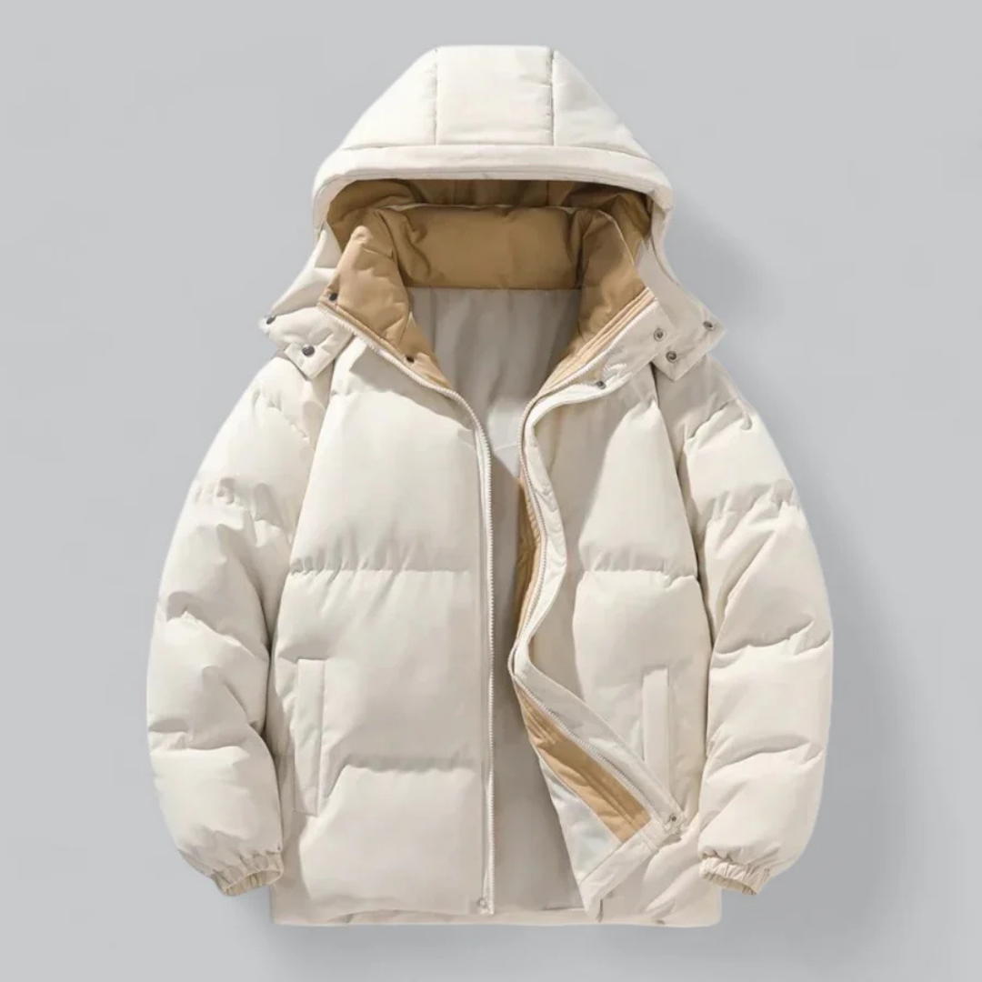Men's Puffer Jacket Hooded Insulated