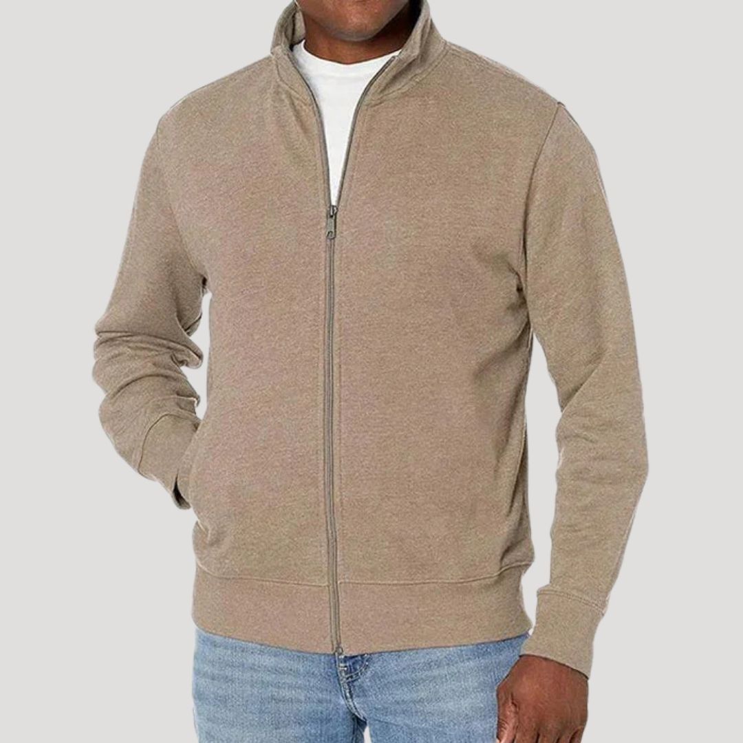 Men's Casual Jacket Modern Zipper Design