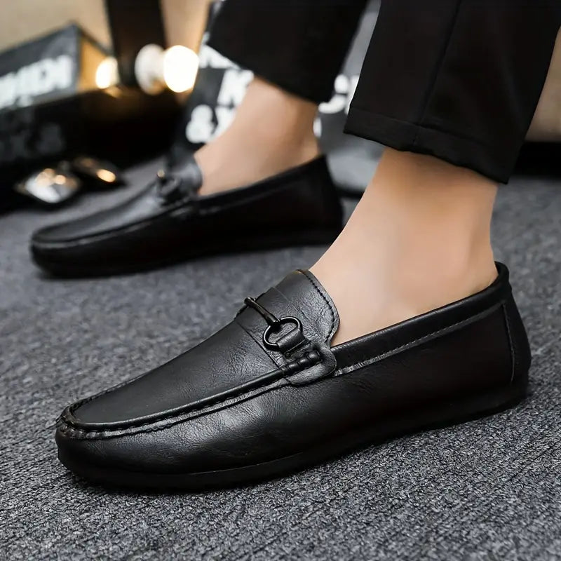 Bequeme Herren-Hausschuhe Anthrazit - IdealeKleiden