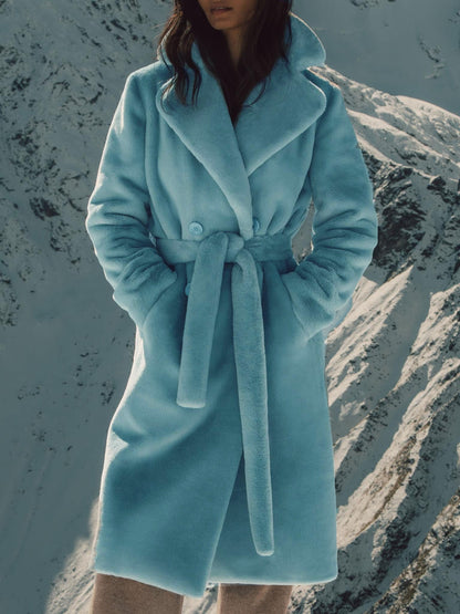 Elegant Women's Long Winter Coat