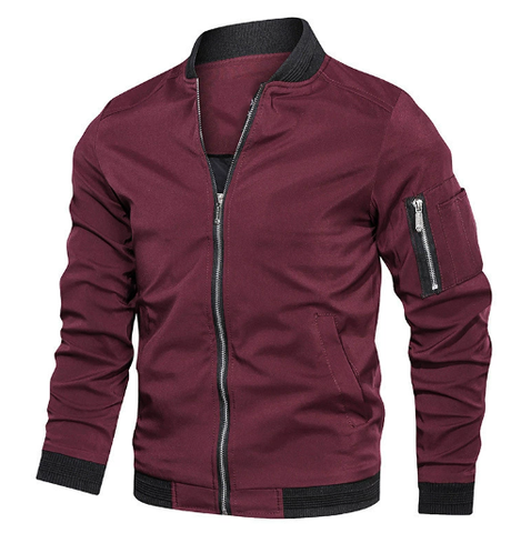 Men's Lightweight Sporty Bomber Jacket